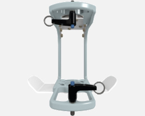 Hillaero O_TWO E700 FAA certified mountable bracket for Air Ambulance Airmed Helicopter or Fixed Wing Aircraft FRONT